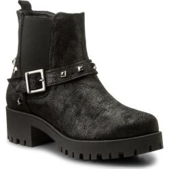 Botki TAMARIS - 1-25786-39 Black Metallic 033. Czarne botki damskie skórzane marki Tamaris, na obcasie. W wyprzedaży za 189,00 zł.