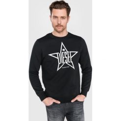 Diesel S Gir YA Bluza Czarny. Czarne bluzy męskie Diesel, s, z nadrukiem, z bawełny, bez kołnierzyka, bez rękawów, bez kaptura. Za 490,95 zł.