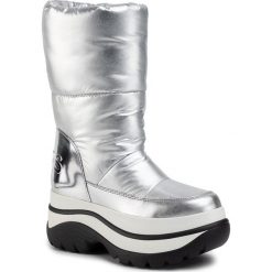 Kozaki MICHAEL MICHAEL KORS - Gamma Bootie 40F9GMFE1M SIlver. Szare kozaki damskie MICHAEL Michael Kors, ze skóry ekologicznej, bez obcasa, bez zapięcia. Za 1179,00 zł.