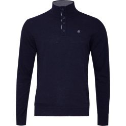 Sweter CONTE OF FLORENCE BARDOLINO Granatowy. Niebieskie swetry klasyczne męskie marki Conte of Florence, na jesień, m, z wełny, klasyczne, z klasycznym kołnierzykiem. Za 518,00 zł.