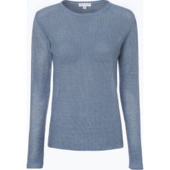 Marie Lund - Sweter damski z lnu, niebieski. Niebieskie swetry klasyczne damskie marki Marie Lund, s, eleganckie. Za 229,95 zł.
