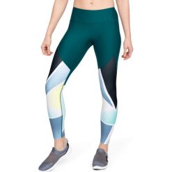 Spodnie damskie: Under Armour Legginsy damskie Balance Q1 Graphic Legging zielone r. M (1305436-716)