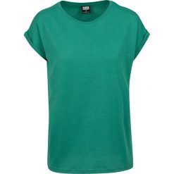 Urban Classics Ladies Extended Shoulder Tee Koszulka damska zielony. Zielone koszulki damskie marki Urban Classics, xl, bez wzorów, bez kołnierzyka, bez rękawów. Za 49,90 zł.