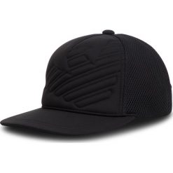 Czapka z daszkiem EMPORIO ARMANI - 627506 8A556 00020 Black. Czarne czapki męskie marki Emporio Armani, bez wzorów, z elastanu. W wyprzedaży za 239,00 zł.