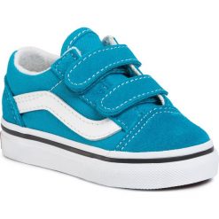 Tenisówki VANS - Old Skool V VN0A38JNWKM1 Carrabean Sea/True White. Niebieskie trampki chłopięce Vans, na rzepy. Za 169,00 zł.
