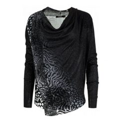 Desigual Sweter Damski Adeline Xs Czarny. Czarne swetry klasyczne damskie marki Desigual, xs. W wyprzedaży za 179,00 zł.
