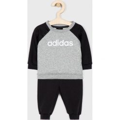 Adidas Performance - Komplet 62 -104 cm. Czarne spodnie chłopięce Adidas, bez wzorów, z bawełny. W wyprzedaży za 99,90 zł.