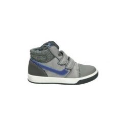 Buty Dziecko Crecendo 1432. Szare trampki dziewczęce Crecendo, bez wzorów, bez zapięcia. Za 173,73 zł.