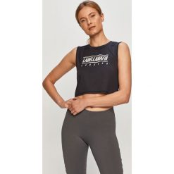 LaBellaMafia - Top. Czarne topy damskie LABELLAMAFIA, s, z nadrukiem, z elastanu, bez rękawów. Za 99,90 zł.
