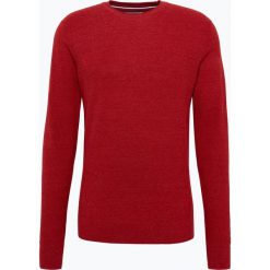 Tommy Hilfiger - Sweter męski, czerwony. Czerwone swetry męskie marki TOMMY HILFIGER, xxl, bez wzorów, z wełny, bez kołnierzyka, bez kaptura. Za 349,95 zł.