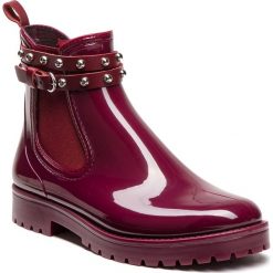 Kalosze RED VALENTINO - QQ2S0B39 Wine W53. Czerwone kalosze damskie marki Red Valentino, bez wzorów, ze skóry ekologicznej. W wyprzedaży za 519,00 zł.