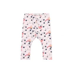 Spodnie niemowlęce: name it Girls Leginsy Domas pink dogwood