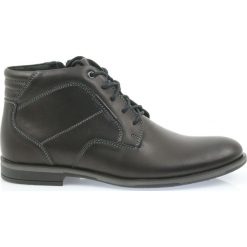Czarne Riko buty męskie botki sztyblety 861. Czarne buty wizytowe męskie Riko, na sznurówki. W wyprzedaży za 249,00 zł.