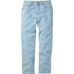 Dżinsy Classic Fit Straight bonprix jasnoniebieski. Niebieskie spodnie męskie bonprix, na co dzień, m, bez wzorów, z jeansu, klasyczne. Za 89,99 zł.