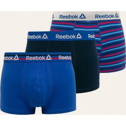 Reebok - Bokserki (3-pack). Niebieskie bokserki męskie Reebok, bez wzorów, z elastanu. Za 139,90 zł.