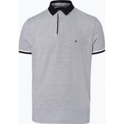 Tommy Hilfiger - Męska koszulka polo, niebieski. Niebieskie koszulki męskie TOMMY HILFIGER, s, bez wzorów, z bawełny, klasyczne, polo, bez rękawów. Za 179,95 zł.