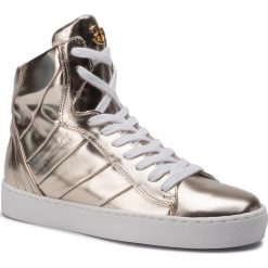 Sneakersy EVA MINGE - EM-33-06-000272 711. Żółte półbuty damskie Eva Minge, ze skóry. W wyprzedaży za 249,00 zł.