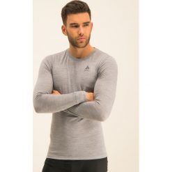 Koszulka techniczna Odlo Marino Warm Suw 110812. Szare koszulki męskie Odlo, xl, bez wzorów, z wełny, polo, bez rękawów. W wyprzedaży za 229,00 zł.