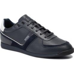 Sneakersy BOSS - Glaze 50407902 10214384 01 Dark Blue 401. Niebieskie sneakersy męskie Boss, na co dzień, bez wzorów, z zamszu, klasyczne, bez zapięcia. Za 749,00 zł.