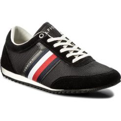 Sneakersy TOMMY HILFIGER - Corporate Material Mix Runner FM0FM01314 Black 990. Czarne sneakersy męskie TOMMY HILFIGER, bez zapięcia. W wyprzedaży za 199,00 zł.