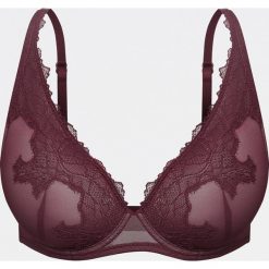 Biustonosz push up - Bordowy. Czerwone biustonosze Reserved, bez wzorów. W wyprzedaży za 29,99 zł.