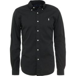 Polo Ralph Lauren SLIM FIT Koszula black. Czarne koszule męskie Polo Ralph Lauren, xl, bez wzorów, z bawełny, polo, bez rękawów. Za 459,00 zł.