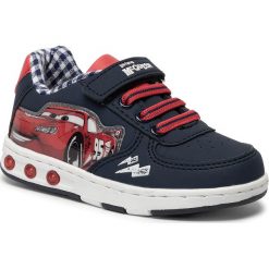 Sneakersy CARS - CP23-5825DCARS Cobalt Blue. Niebieskie trampki chłopięce Cars, bez wzorów, ze skóry ekologicznej, na rzepy. Za 89,99 zł.
