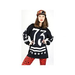 Bluza LONDON 73. Czarne bluzy damskie Missspark, m, z nadrukiem, z bawełny, długie. Za 249,99 zł.