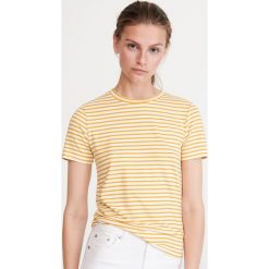 T-shirt w paski - Żółty. Żółte t-shirty damskie Reserved, s, w paski, bez kołnierzyka. Za 39,99 zł.