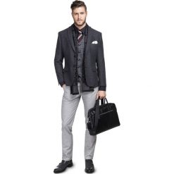 Zestaw Casual MXPS000207. Szare garnitury męskie Giacomo Conti, bez wzorów, z elastanu. Za 498,00 zł.