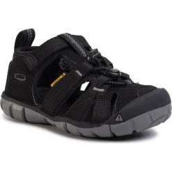 Sandały KEEN - Seacamp II Cnx 1020670 Black/Steel Grey. Czarne sandały chłopięce Keen, z tworzywa sztucznego, bez zapięcia. Za 249,00 zł.
