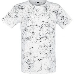 T-shirty męskie z nadrukiem: Outer Vision Dripped Black T-Shirt T-Shirt biały