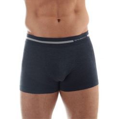 Bokserki męskie: Brubeck Bokserki męskie COMFORT WOOL granatowe r. S (BX10430)