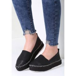Espadryle damskie: Czarne Espadryle Feel Life