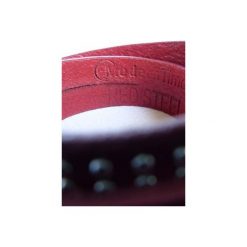 Bransoletka Red Leather. Brązowe bransoletki damskie na nogę Moderntime, ze stali. Za 39,90 zł.