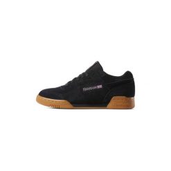 Buty Reebok Classic Workout Plus MU. Czarne trampki męskie Reebok Classic, bez wzorów, bez zapięcia. Za 399,00 zł.