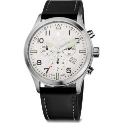 Zegarek Swiza Zegarek męski Siriuz Chrono SST biało-czarny (WAT.0353.1003). Białe zegarki męskie marki Swiza. Za 1080,00 zł.