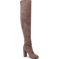 Muszkieterki DEEZEE - WYL2038-1 Beige. Pomarańczowe kozaki damskie DeeZee, ze skóry ekologicznej, bez obcasa, na obcasie, bez zapięcia. Za 179,99 zł.