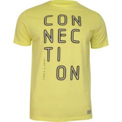 Żółty T-shirt Męski, Krótki Rękaw -Just Yuppi- Koszulka, z Nadrukiem, Koszulka w Napisy, Kanarkowa TSJTYUP10000kol9zolty. Żółte koszulki męskie Just Yuppi, m, z nadrukiem, z tkaniny, casualowe, bez kołnierzyka, krótkie. Za 55,00 zł.