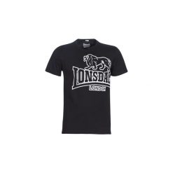 T-shirty z krótkim rękawem Lonsdale LANGSETT. Czarne t-shirty męskie Lonsdale, m, bez wzorów, bez kołnierzyka, krótkie. Za 62,10 zł.