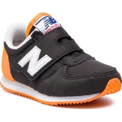 Sneakersy NEW BALANCE - IV220BKO Czarny Pomarańczowy. Czarne trampki chłopięce New Balance, bez wzorów, z tworzywa sztucznego, na rzepy. W wyprzedaży za 139,00 zł.