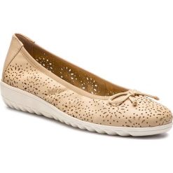 Półbuty CAPRICE - 9-22551-22 Beige Waxy Nap 411. Brązowe półbuty damskie Caprice, na co dzień, bez wzorów, ze skóry, bez obcasa, na płaskiej podeszwie, bez zapięcia. W wyprzedaży za 159,00 zł.