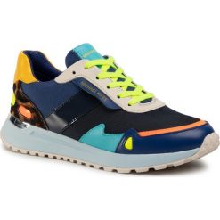 Sneakersy MICHAEL MICHAEL KORS - Monroe Trainer 43R0MOFS6D Navy Multi. Niebieskie półbuty damskie MICHAEL Michael Kors, ze skóry ekologicznej. Za 749,00 zł.