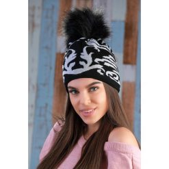 Czapka GARSIA BLACK/GREY. Szare szaliki damskie . W wyprzedaży za 19,00 zł.