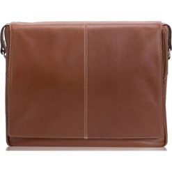 Torba MCKLEIN San Francesco 15.6 cali Brązowy. Pomarańczowe torby męskie skórzane Mcklein, w paski, ze skóry, eleganckie, na ramię. Za 911,99 zł.