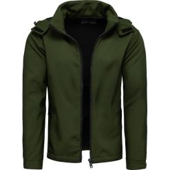 Softshell męski z kapturem zielony Recea. Zielone kurtki męskie Recea, xl, bez wzorów, z poliesteru, z kapturem. Za 99,99 zł.
