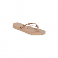 Japonki Havaianas SLIM. Czarne japonki damskie marki Havaianas, z gumy, na płaskiej podeszwie. Za 109,00 zł.