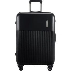 Walizka "New Wonder" w kolorze czarnym - 48 x 68 x 27 cm. Czarne walizki Samsonite & Co., bez wzorów, z materiału. W wyprzedaży za 571,95 zł.