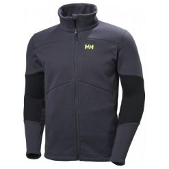 Bejsbolówki męskie: Helly Hansen Bluza Polarowa Eq Black Midlayer Jacket Graphite Blue Xxl