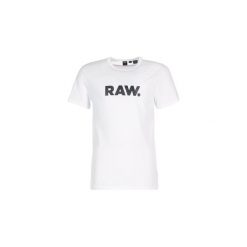 T-shirty z krótkim rękawem G-Star Raw HOLORN R T S/S. Szare t-shirty męskie G-Star RAW, s, bez wzorów, retro, bez kołnierzyka, krótkie. Za 92,00 zł.